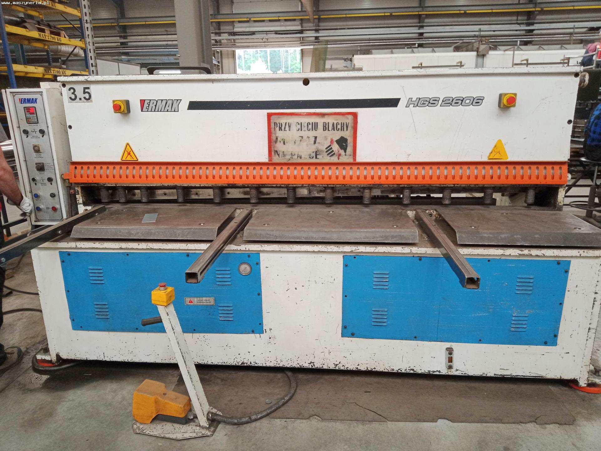 Cesoie a ghigliottina ERMAK HGS 2600 X 6 in vendita - foto 1